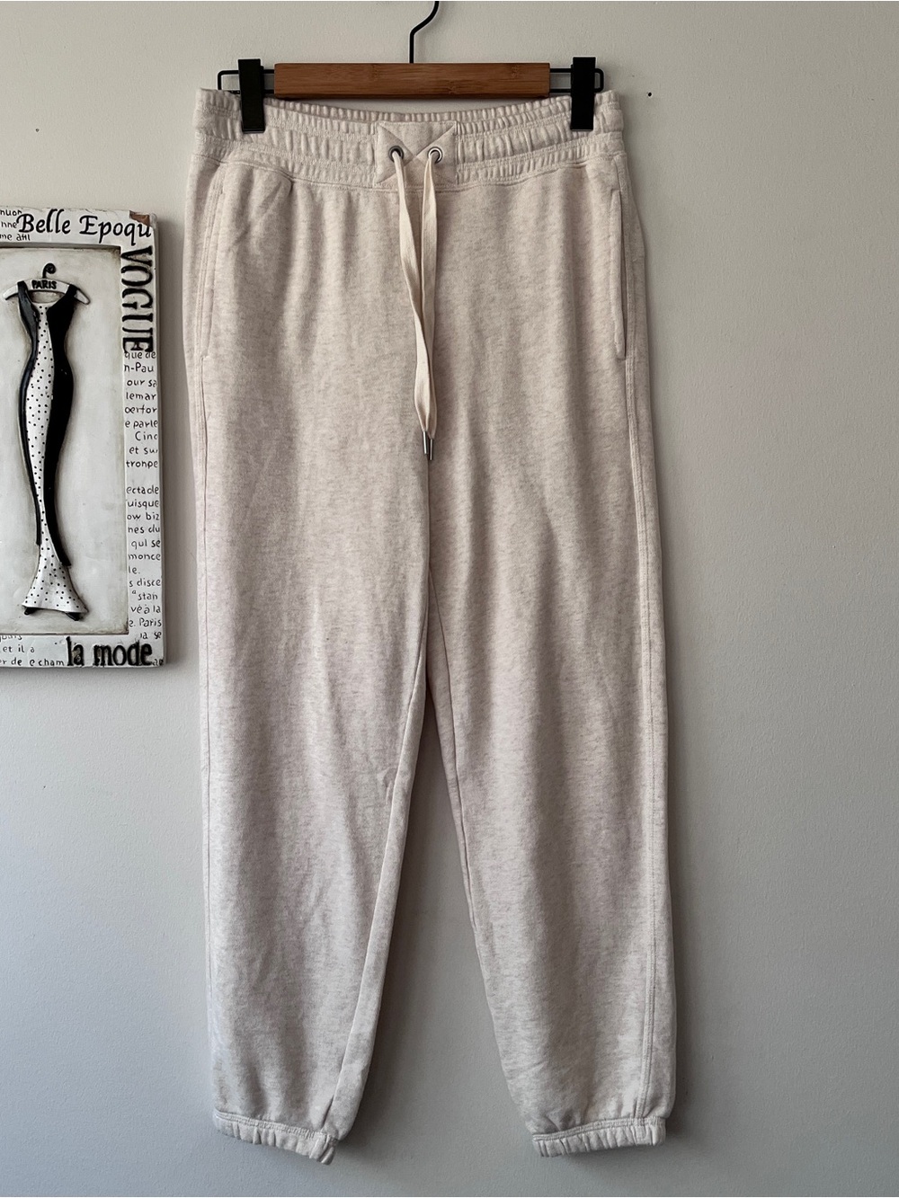 NEW aerie Cream Drawstring Women’s Loungewear Joggers Size S